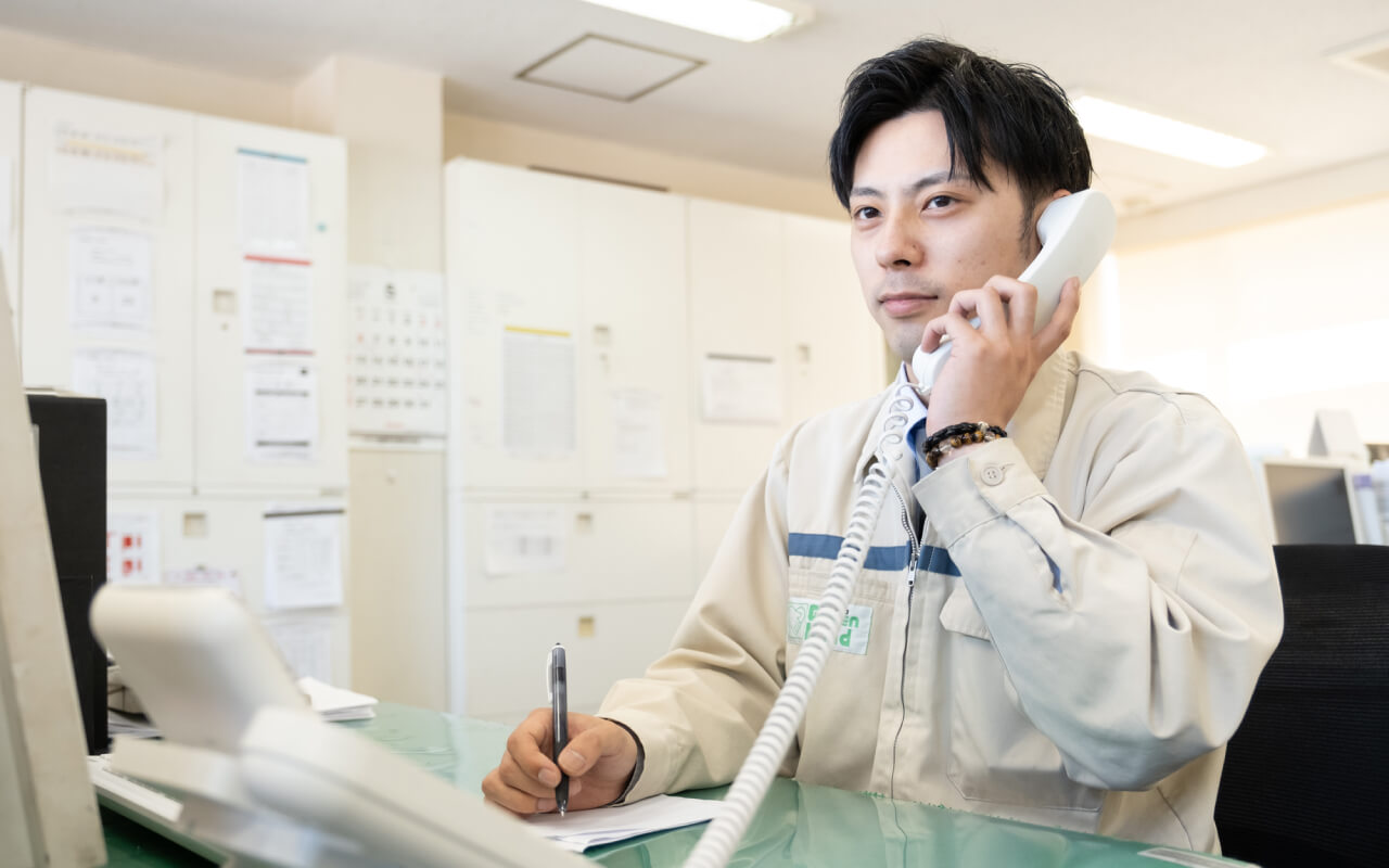 仕事中の様子