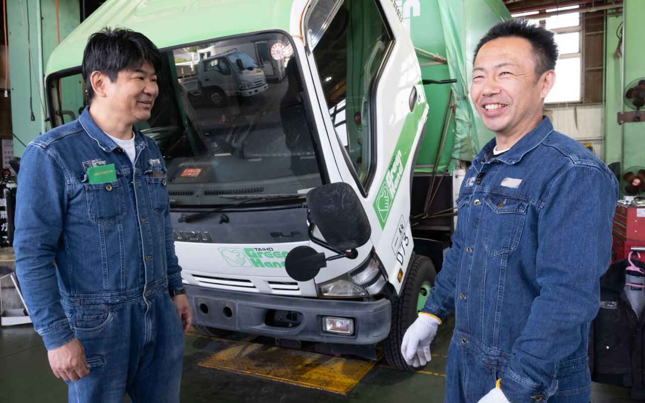 仕事中の様子